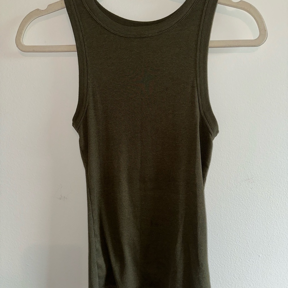 NWOT Target “A New Day” Olive Green Tank Top Size Small